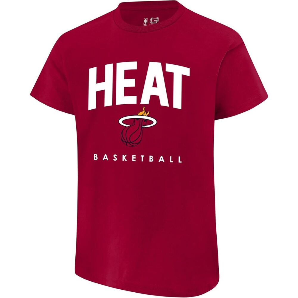 Super Soft Teamster Short Sleeve T-Shirt, Miami Heat, SIZE XL, 20D-170T011